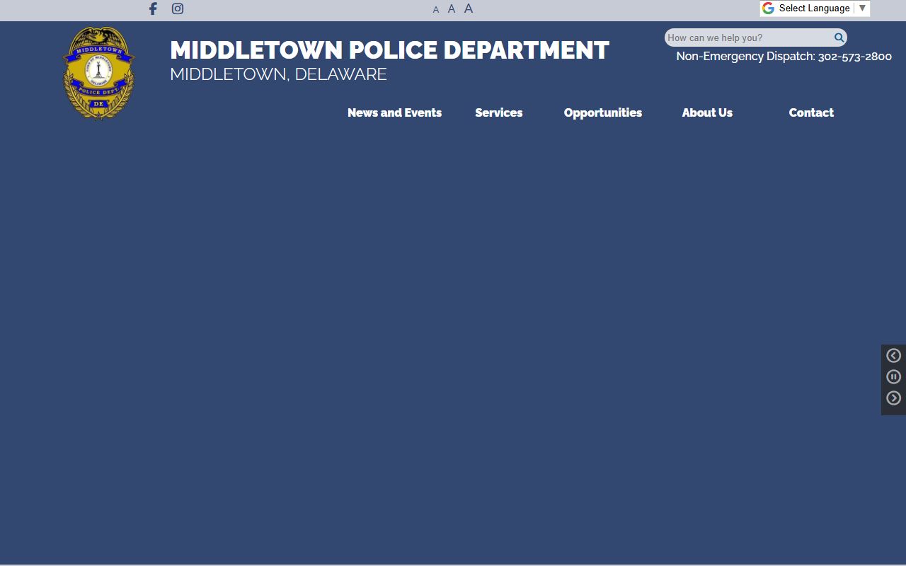 Middletown Police Department main website recent arrests