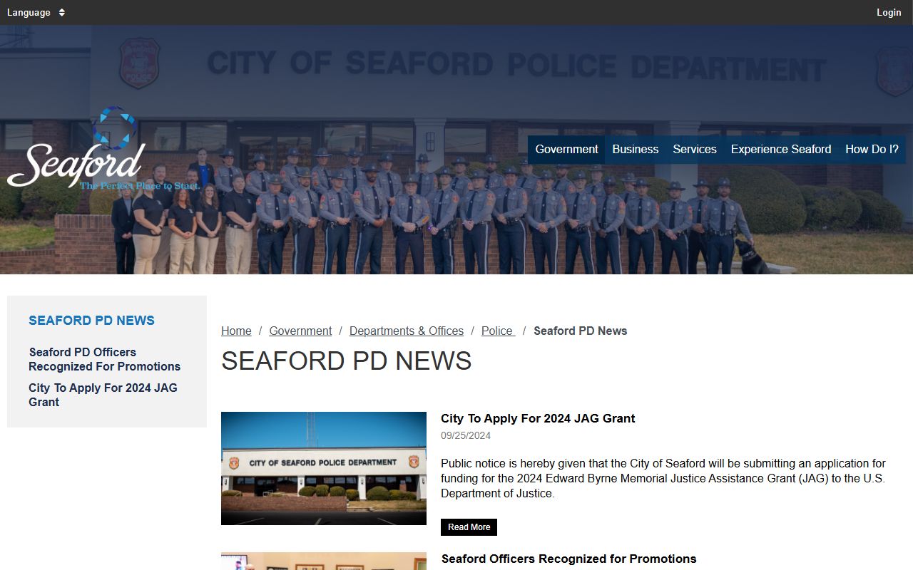 Seaford Police news recent arrests and department updates